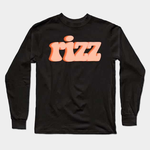 W Rizz Pastel Long Sleeve T-Shirt by Daytone